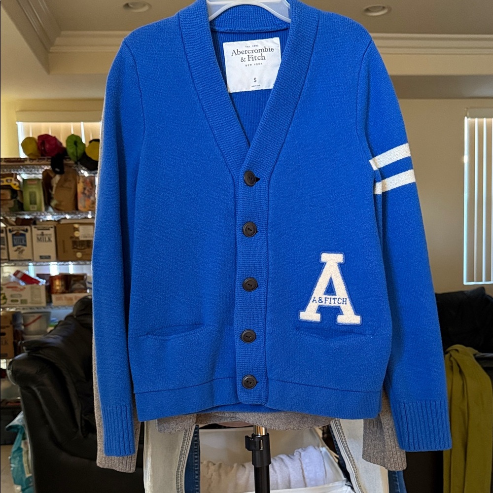 Abercrombie & Fitch Royal Blue Cardigan